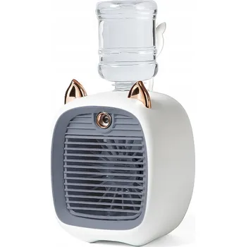 Domácí ventilátor MINI VENTILÁTOR S FUNKCÍ ZVLHČOVÁNÍ - CHLAZENÍ, 2 KS, NAPÁJENÍ USB