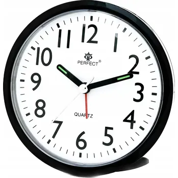 Budík Budík quartzový PERFECT 2829 s ALARMEM, PODSVÍCENÍM a plynulým chodem