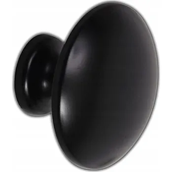 Nábytková úchytka knopka černá matná 34 x 34 x 23 cm