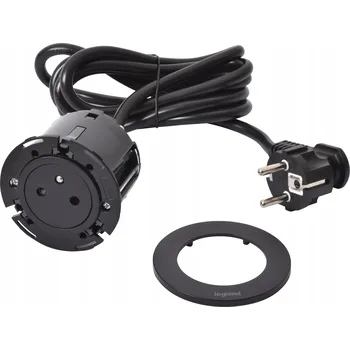 Elektrická zásuvka Legrand černá Elektrická Zásuvka na pracovní desku