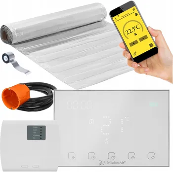 Topná rohož SADA Vyhřívací podložka pod panely MAL-160W/m2 2m2