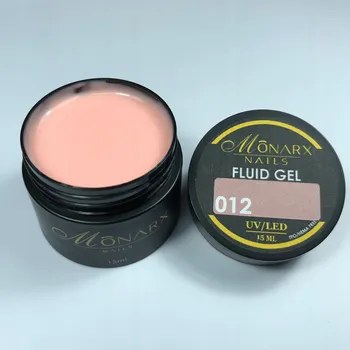 Lak na nehty Monarx Tekutý gel na nehty FLUID GEL 012 (bez HEMA/TPO) 15 ml.
