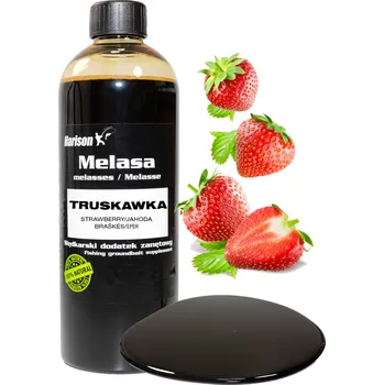 Návnadová surovina Harison Rybářská melasa JAHODA směs do krmení 500ml cejn kapr feeder