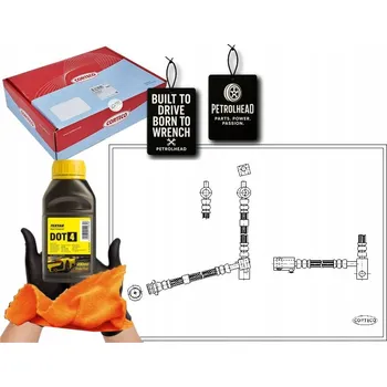 Brzdová hadice BRZDOVÁ HADICE FLEXIBILNÍ CORTECO #Petrolhead Pro+ Kit15