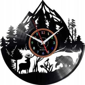 Hodiny Nástěnné hodiny s motivem LP desky – moderní dekorace, dárek k narozeninám