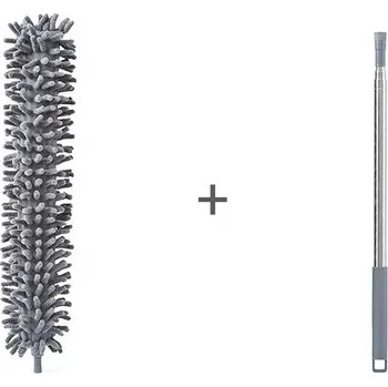 Drátěný kartáč Vícedílná sada mikrovláknových kartáčů s dlouhou rukojetí | prachový kartáč, úklidová pomůcka - Žinylkový kartáč