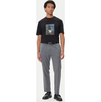 Pánská móda HUGO T-Shirt Dabolos 50545995 Černá Relaxed Fit XXL