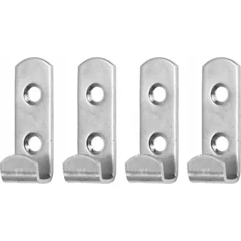 Zrcadlo Háčky na zrcadlo 4ks upevnění zrcadla 5mm