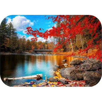 Koupelnová předložka KOUPELNOVÁ PŘEDLOŽKA MĚKKÁ MATA 60X40 PRYSZNIC ANTYPOŚLIZGOWA STYLOWA VZOR