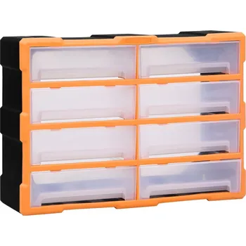 Organizace kuchyně Organizér s 8 velkými zásuvkami 52 x 16 x 37 cm