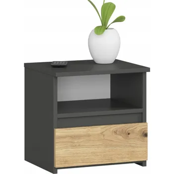 Noční stolek Noční stolek CL1 40 cm 1 šuplík grafit - Artisan