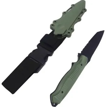 Multifunkční nůž TCX Cvičný gumový nůž s pouzdrem 25,5cm - zelený [TCX]