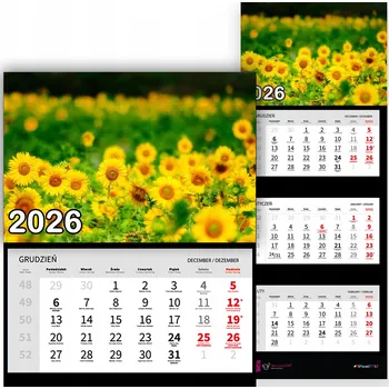 Obraz Nástěnný Kalendář Trojdílný 2026 SPEKTAKULÁRNÍ VÝHLED Do Kanceláře Dárek Vz