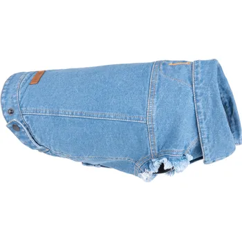 Obleček pro psa Bunda pro psy JEANS světle modrá různé velikosti Rozměr: Rozměr 45 cm - beagle