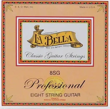 Struna pro kytaru a smyčcový nástroj LaBella Multi-String Guitars L-8SG, Struny na 8-strunovou klasickou kytaru