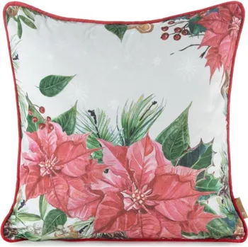 Povlečení Povlak na polštář JINGLE 37 růžový / krémový