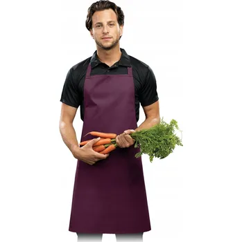 Kuchyňská zástěra Profesionální zástěra přední PREMIER WORKWEAR - 72x86 cm - FIALOVÁ AUBERGINE (Lilek)