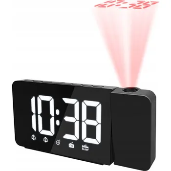 Hodiny Solight CA04 - Radiobudík s LED displejem a projektorem 1xCR2032/5V