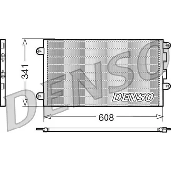Klimatizace automobilu Kondenzátor, klimatizace DENSO DCN01012