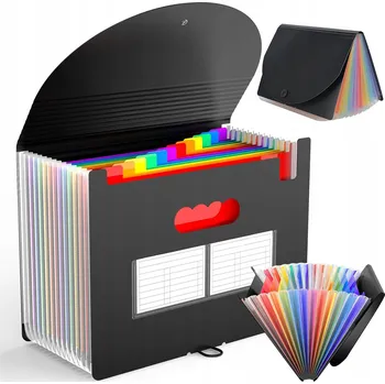 Pořadač s klipem a přihrádkami A4 Bedee