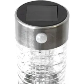 Venkovní osvětlení Solární lampa Grundig , stříbrná, 43 cm, 1 ks