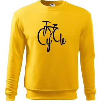 Pánská mikina Cycle kolo - Mikina Essential pánská - L ( Žlutá )