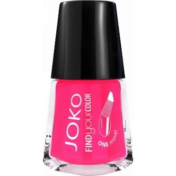 Lak na nehty JOKO Find your color Lak na nehty 209 NEON PINK 10 ml