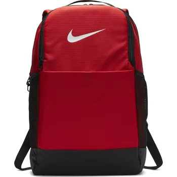 Školní batoh Nike s více přihrádkami, červený, 24 l