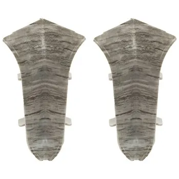 Podlahová lišta Vnitřní roh Cezar PVC 22 x 59, délka 1 cm, Dub Carballo (205)