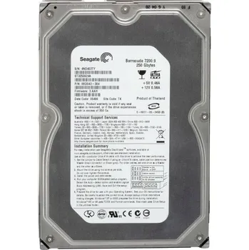 Pevný disk SEAGATE BARRACUDA 7200.9 250GB 7.2K 16MB ATA 3.5'' ST3250624A