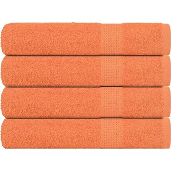 vidaXL Saunové osušky FROGN 4 ks 80x200 cm 360 g/m² [137008] Barva: Oranžová