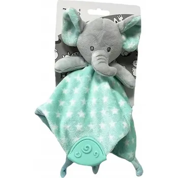 plyšák PLYŠÁK NA MAZLENÍ HRAČKA MILUŚ SLŮNĚ MÁTOVÝ 25 CM DÁREK ZÁBAVA