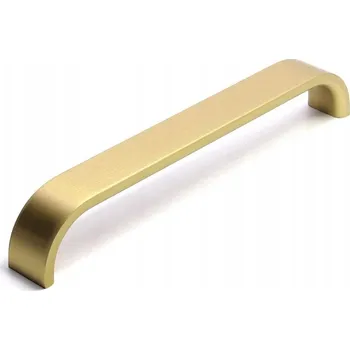 Nábytkové kování Nábytková úchytka klasická zlatá kartáčovaná 16,7 x 2 x 2,7 cm