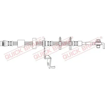 Brzdová hadice Brzdová hadice QUICK BRAKE 50.726X