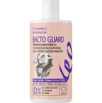 Šampon SOAPHORIA BACTO GUARD Šampon a kondicionér 2v1 proti podráždění, svědění a vnějším parazitům s antibakteriální přísadou 300 ml