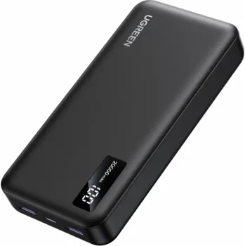 Powerbanka UGREEN 20000mAh Two-way Fast Charging Powerbank Black