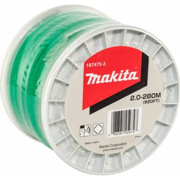 Příslušenství k zahradní technice Makita 197475-3 Mähfaden 2mm x 280 m grün