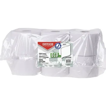 Toaletní papír Suchý toaletní papír bez vůně Office Products 12 ks