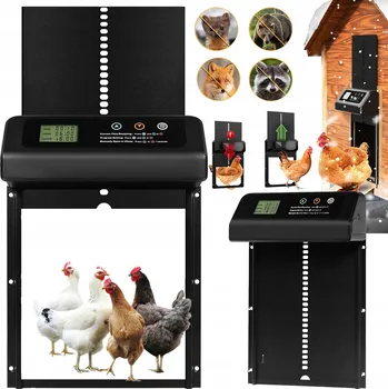 Automatická dvířka do kurníku s časovačem, Elektrická klapka na kuře