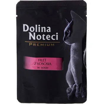 Krmivo pro kočku Dolina Noteci Premium filet z lososa s omáčkou - mokré krmivo pro kočky - 85 g