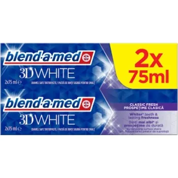 Dentální hygiena Blend-a-med ZP 2x75ml 3D ClassicFresh