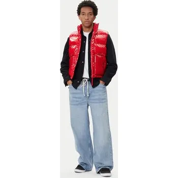 Pánská vesta HUGO Vesta 50547981 Červená Regular Fit XL