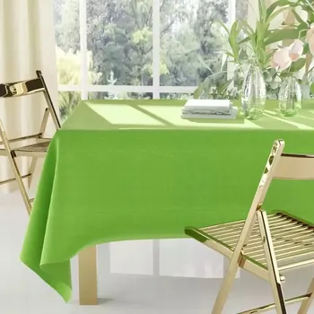 Prostěradlo Hydrofobní ubrus Proužky 130x170 cm, světle zelený