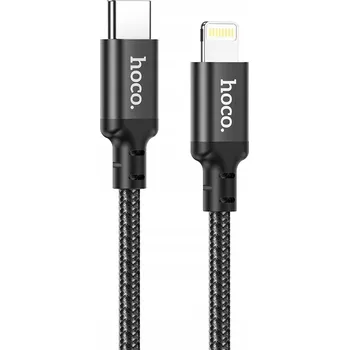 Kabel Hoco USB typ C - Apple Lightning 1 m černý