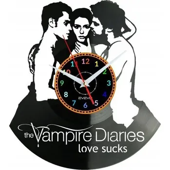 Hodiny UPÍŘÍ DENÍKY NÁSTĚNNÉ HODINY DEKORATIVNÍ MODERNÍ VINYLOVÁ DESKA