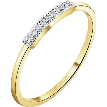 Prsten Zlatý prsten s diamanty - 0,04 ct - ryzost 585 - 231.111