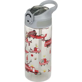 Láhev BAAGL Tritanová láhev na pití s brčkem 500 ml