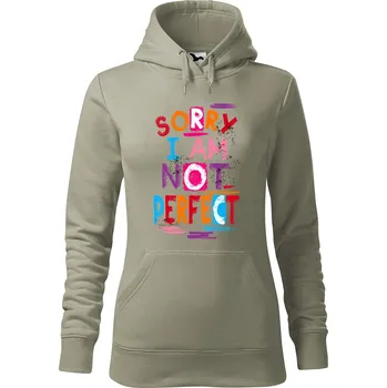 Pánská mikina Dámská mikina Not perfect Velikost (žena): L, Vyberte barvu: Světlá khaki