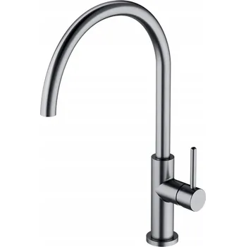 Vodovodní baterie Stojánková kuchyňská baterie Omnires stříbrná