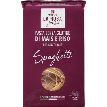 Pastificio La Rosa bezlepkové těstoviny Spaghetti 250 g (Kukuřično-rýžové těstoviny bez lepku.)